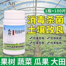 九行 种植土壤改善修复消毒灭菌剂花圃鲜花保鲜杀菌种子消毒片 1瓶