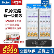 海尔（Haier）展示柜冷藏柜饮料柜保鲜柜  风冷无霜  一级能效 双门620升SC-650HS