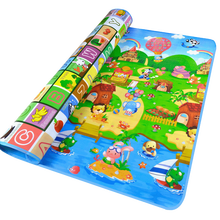 宝宝爬行垫 加厚爬爬垫 防潮泡沫地垫 婴儿童游戏家用客厅可折叠 1.2*1.8米*1厘米双面