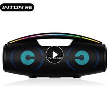 英顿(INTON) 蓝牙音箱 低音炮 迷你音响 户外便捷 HIFI家用桌面K歌广场舞 车载播放器 2021新款音响 | 标配