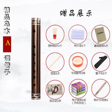 吹泪管 催泪管乌木管子初学者管子G A E C 降 B D调催泪管演奏管子乐器 A调【塑料哨】+8