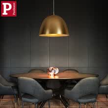 柏曼（Paulmann P）Oda吊灯北欧轻奢吧台灯创意家用餐桌饭厅灯 流光金 PCT200132