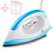 晗畅  干烫电熨斗家用老干式女手工烫钻烫画烫斗拼豆豆电烫斗迷你小熨斗 蓝色不锈钢底板+烫衣垫