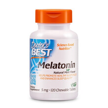 Doctor's Best多特倍斯 褪黑素咀嚼片 美国进口 5mg*120粒