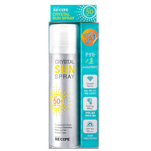 玥之秘莱斯璧 RECIPE水晶喷雾SPF50+隔离 补水保湿 娜扎同款男女适用学生户外 150ml