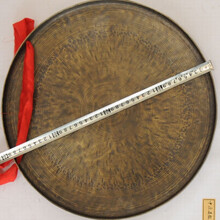 舒弗（LACHOUFFE）30-45公分纯手工青铜锣大锣开道锣川锣勾边锣小锣鼓民族乐器 40公分勾边川锣