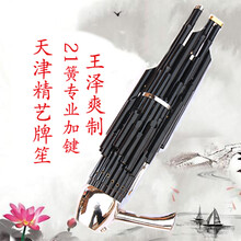 王泽爽21簧加键笙新款轻型笙学生考级用笙盒 21簧活斗加键赠送笙盒