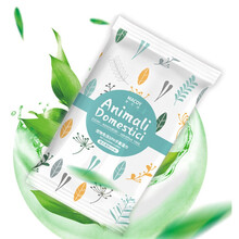 宠物猫咪免洗手套宠物狗狗猫咪干洗手套湿巾狗狗猫咪除臭洗猫犬免洗澡神器FLP清洁脚底擦屁股-小许医生 6片装/六包