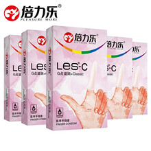 倍力乐les手指套避孕套女性专用指套抠抠拉拉qq扣扣男用性用品手指套 【LES-C滋润量贩装40只】玻尿酸双倍滋养指套