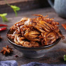 铁板麻辣鱿鱼须500g麻辣八爪鱼零食鱿鱼丝250g仔足香辣即食AA 香辣250g