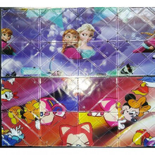 百变魔板大魔板8片百变男孩模板图案新款礼物经少年幼儿。 浅灰色