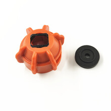 大疆植保机t16 t20 t10 t30打药机不锈钢扇形喷头1.5 2.0黄铜喷嘴 栗色 盖帽+环+垫