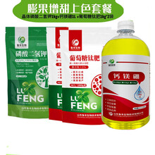 鲁丰膨果增甜上色套餐磷酸二氢 钙镁硼鱼蛋白果树蔬菜叶面水溶肥 5套发6套