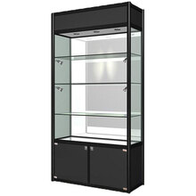 双箭 展示柜玻璃展柜卡通模型珠宝柜台手机饰品化妆品陈列柜货架展示架 SJ-2999