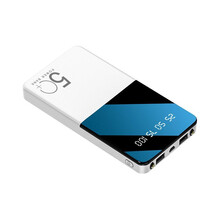 加米 充电宝大容量薄小巧便携电源适用华为oppo苹果vivo【推荐】 T109标准版 时尚白+充电线(10000毫安时)