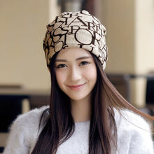 纯棉月子帽夏季薄款产妇产后用品六月份坐月子头巾透气女孕妇帽子 卡其字母(多功能)