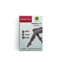 静脉曲张袜压缩袜女医疗弹力袜护大腿袜孕妇产后长筒袜瘦腿袜 二级长筒(九分肤色) L