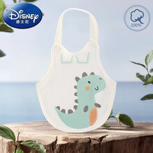 迪士尼婴儿肚兜护肚春夏季薄款纯棉新生儿童小孩护肚夏天宝宝兜兜护肚围 恐龙单层 59cm
