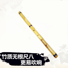 尺八初学演奏五孔日式尺八外切口南萧无根尺八短洞萧古风乐器 尺八+保护盒+保湿膏
