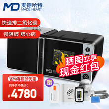 麦德哈特医用无创呼吸机家用老人全自动【德国品牌】慢阻肺单双水平打呼噜止鼾睡眠仪暂停肺心病排二氧化碳 ST228医用双水平+20压力+旗舰款