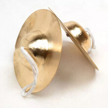 伊薇响铜镲大中小京镲镲军鼓镲广钹大铙大帽镲小帽镲川钹 腰鼓镲(直径25cm约1.6斤)