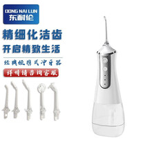 东耐伦（DongNaiLun）电动冲牙器家用便携式 清洁口腔洗牙器水牙线冲洗器洁牙器牙套清洗 送男女朋友礼物大水箱350ML