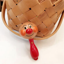 日本上学熊婴儿响版拍板面包超人宝宝抓握沙锤摇铃拨浪鼓安抚玩具 沙锤1只