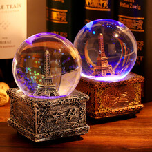 迪士尼六一儿童节61生日礼物送小朋友6学生十男孩子10岁12孩的幼儿园5 铁塔水晶球 款式随机