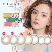 绮芙莉 GIVRE 原装进口日系小直径美瞳 彩色隐形眼镜日抛 10片装 莫奈玫瑰棕 0度