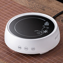 京江 电陶炉煮茶器玻璃茶壶家用泡茶煮茶壶套装耐高温加厚养生壶烧水壶 【单炉】GM311白色电陶炉