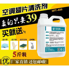 空调铝翅片清洗剂涤尘清洗液水箱散热片中央空调外机清洁剂去油污 空调清洗剂5斤装
