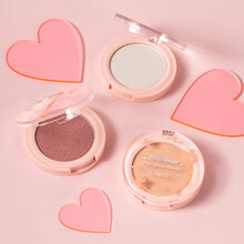 【买1送12】三色生姜高光修容盘闪粉脸部珠光偏光哑光脸部锁骨初学者学生 香槟色