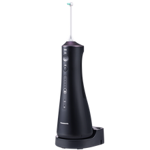 松下冲牙器便携式水牙线超声波洗牙器洗牙电动牙齿清洁神器EW1521 黑