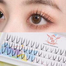 博主仙子毛网红款单簇假睫毛朵毛10mm 11mm自然c翘好看 梦鹿FD01 又美又仙