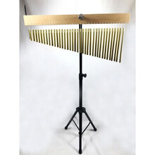 打击乐器/奥尔夫教具/36音风铃 /乐队伴奏音树/ 带支架 音束 36音金色风铃+支架