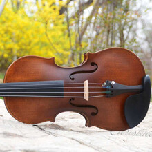 促销手工小提琴 初学者 成人 儿童  练习  商演级小提琴 配送全套 全套哑光色1/2