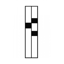 北欧工业风现代铁艺办公室绿植花架客餐厅酒吧隔断屏风置物架装饰 50*25*200【长*宽*高】