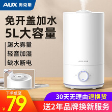 奥克斯(AUX)加湿器家用静音卧室大雾量孕妇婴儿大容量空气室内净化 【净化款】大容量上加水
