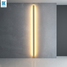 [欢刻照明]墙角壁灯轻奢客厅背景墙床头金色线条氛围灯具衣帽间 1米5金色暖光