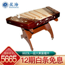 星海扬琴民族乐器 402扬琴 8623L一级大果紫檀木