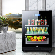 尊堡 zunbao JCD-118A恒温红酒柜家用商务客厅冰吧办公室冷藏保鲜小型立式冰柜水果饮料啤酒茶叶洋酒展示柜