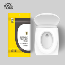 JOYTOUR 一次性马桶垫 旅行粘贴旅游酒店防水隔脏坐垫纸孕产妇坐便垫 10片装