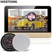 威斯汀（WESTDING）T5智能家居家庭背景音乐主机系统套装 家庭影院音响组合 嵌入式吸顶音响喇叭 T5 XT8主机+801喇叭2只