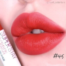 美宝莲巨持色唇笔1.2g唇线口红唇膏滋润哑光不易脱色久 45号一只
