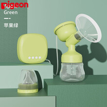 贝亲（Pigeon）商场同款一体式电动吸奶器全自动无痛静音带按摩孕产妇月子用品大吸力 苹果绿电动吸奶器