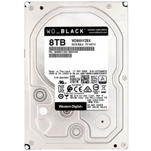 西部数据(Western Digital) 黑盘 8TB SATA6Gb/s 7200转256M 台式游戏硬盘(WD8001FZBX) 