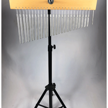 曲漾 打击乐器/奥尔夫教具/36音风铃 /乐队伴奏音树/ 带支架 音束 25音银色风铃+支架