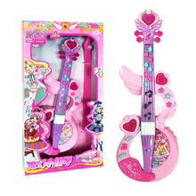 小提琴玩具 仿真小魔仙粉色女孩可拉响弹奏儿童小提琴玩具电子乐器手风琴 巴拉巴拉小魔仙充电版