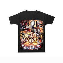 2021新款特利迦奥特曼联名衣服速干短袖T恤儿童学生装夏季原创潮T 图1黑色 150