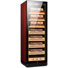 富客FK-188C1智能恒温恒湿雪茄柜红酒柜负离子空气净化雪茄保湿柜 FK-188C2红色雪松木裸养4+3